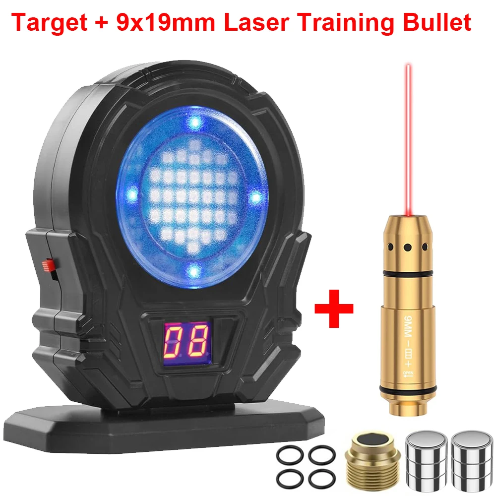 F target with 9x19mm