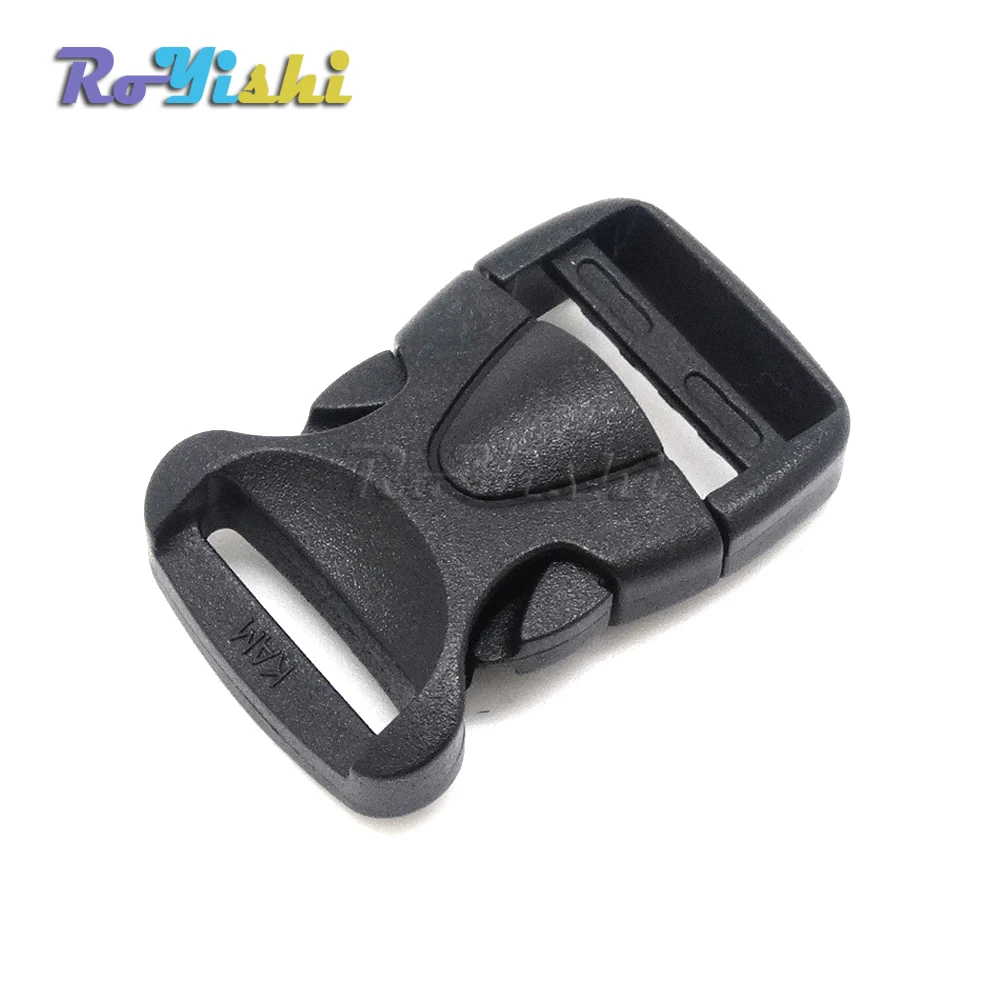 10 unids/pack hebilla de liberación curvada lateral de plástico para mochila táctica correas de equipaje tamaño de correas - imagen 2