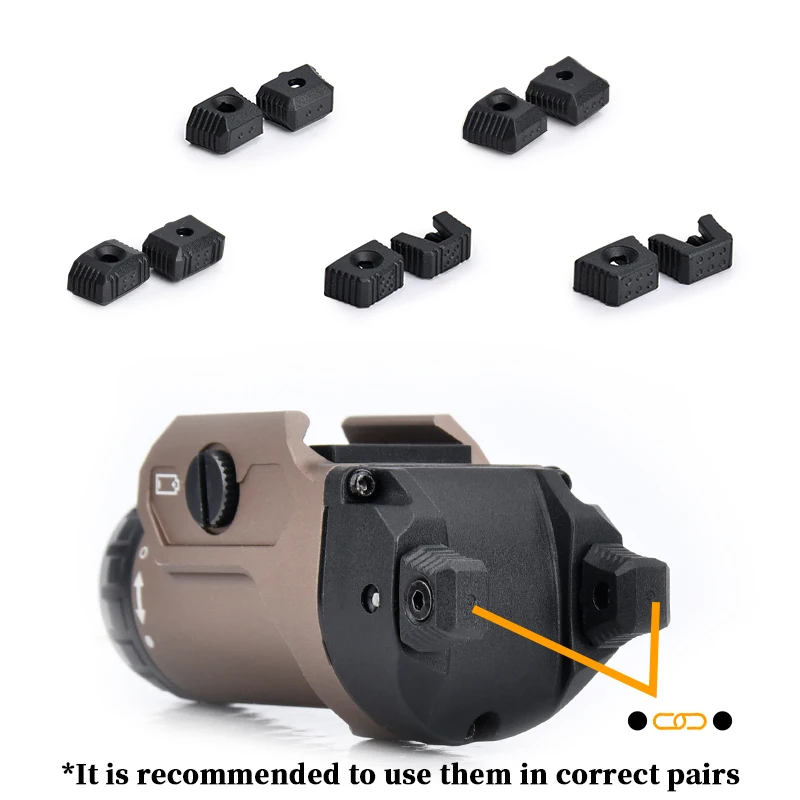 Pistola táctica de Airsoft F2R montada en luz blanca TLR-1 linterna TLR-7 Metal 700 lúmenes Fit MIL-STD 1913 Rail Glock Scout soplete - imagen 3