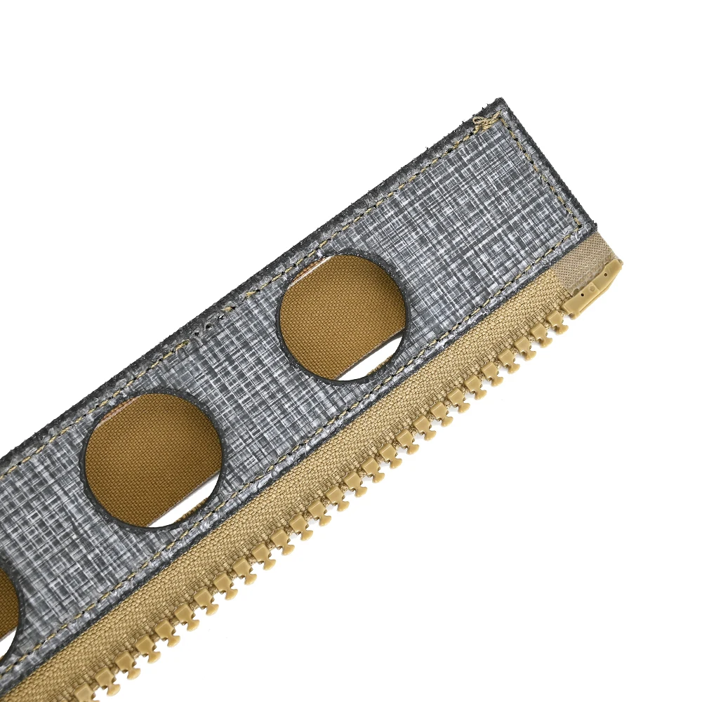 Panel Trasero Táctico MOLLE 10 #   Adaptador de cremallera corte láser MOLLE placa trasera Base de bolsillo FCPC FCSK 3,0 portador de placa chaleco de caza - imagen 4