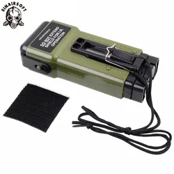 SINAIRSOFT Casco Táctico Airsoft FMA MS2000 con Luz Estroboscópica de Emergencia (Simulada) Herramienta de Supervivencia para Casco Airsoft (SIN FUNCIÓN)