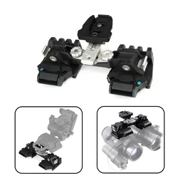 Soporte de puente doble RQE Universal de Metal táctico, soporte de puente CNC KVC para visión nocturna PVS-14 MINI-NSEAS NVG DVO MUM