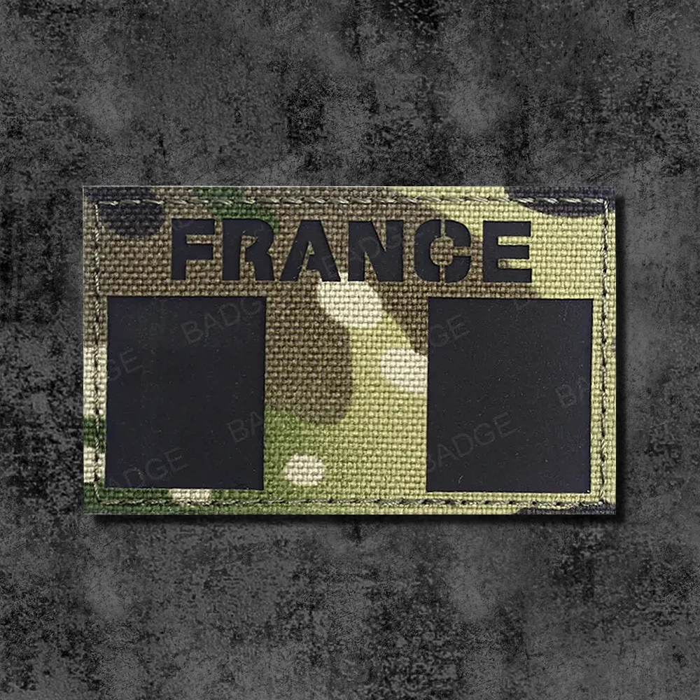 NLD Países Bajos Francia España bandera de EE. UU. Turquía Rumania Italia brazalete emblema Brasil Reino Unido Rusia IR parches reflectantes infrarrojos insignia - imagen 4