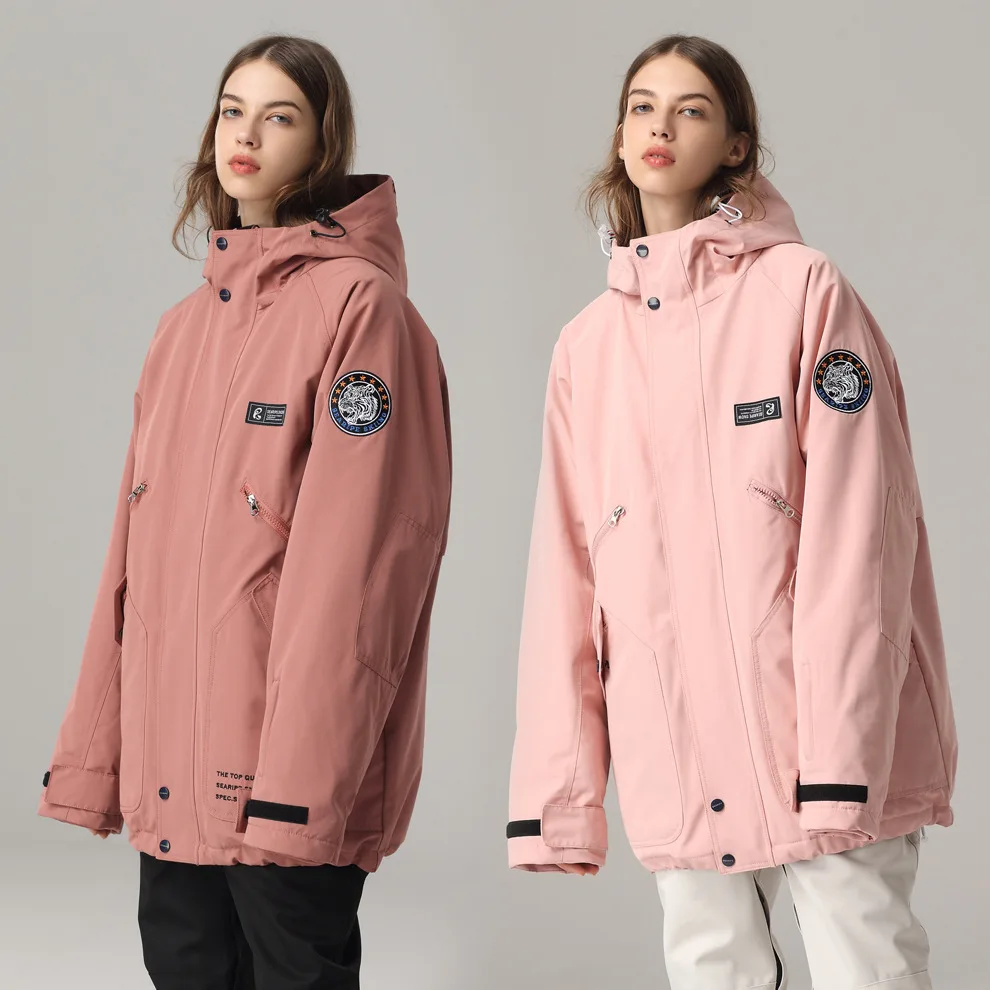 SEARIPE-traje de esquí para mujer, abrigo al aire libre, traje de esquí para hombre, chaqueta de invierno, impermeable, transpirable, rompevientos para Snowboard, Unisex - imagen 3
