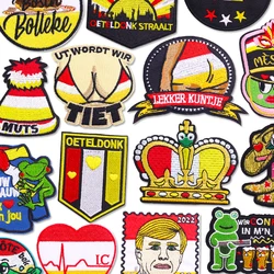Oeteldonk Emblema Bordado Carnaval Países Bajos