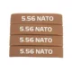 4PCS 5.56 Brown