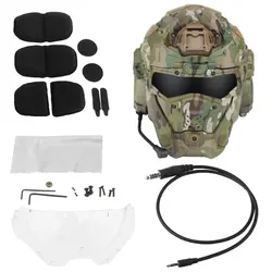 W-Ronin II Casco táctico con protección facial integral