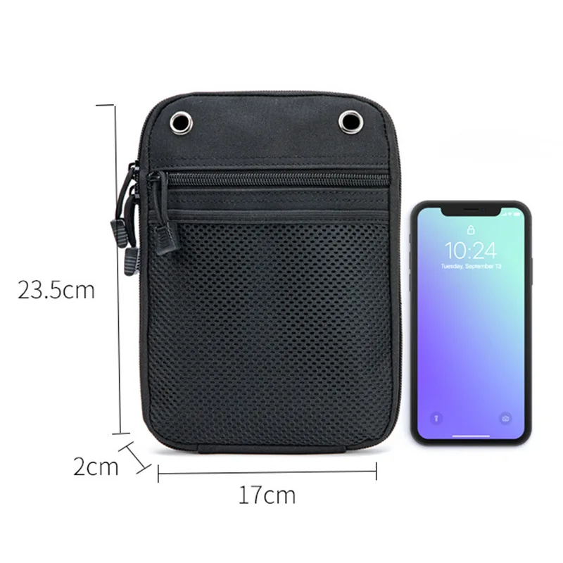 Bolsa táctica oculta para pistola, riñonera, bolsillo de cintura, funda de protección para transporte de pistola - imagen 3