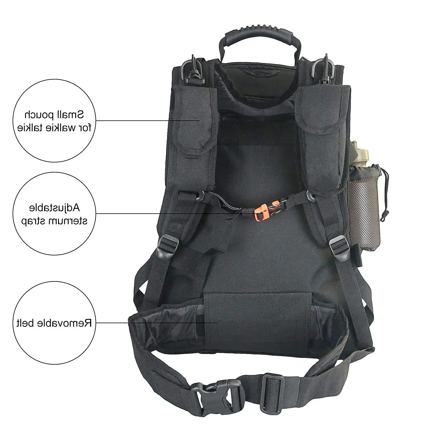 Mochila táctica MOLLE gran capacidad ripstop para caza y trekking - imagen 3