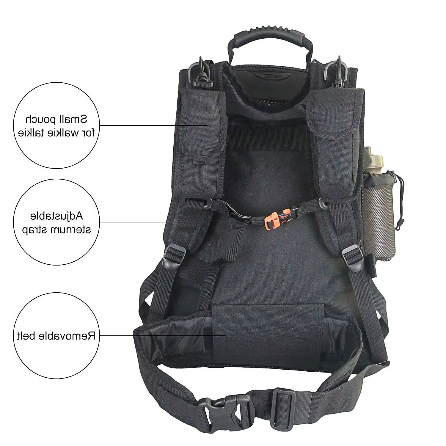 Mochila táctica MOLLE gran capacidad ripstop para caza y trekking - imagen 3