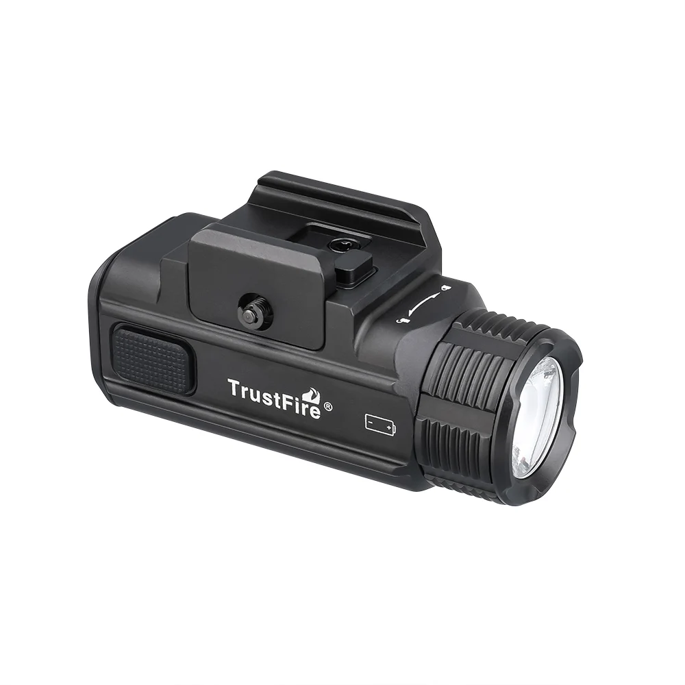 Linternas tácticas Trustfire GM05, linterna LED compacta de liberación rápida de 1050 lúmenes, USB 16340 IP65 para luces de pistola de armas de uso común - imagen 2