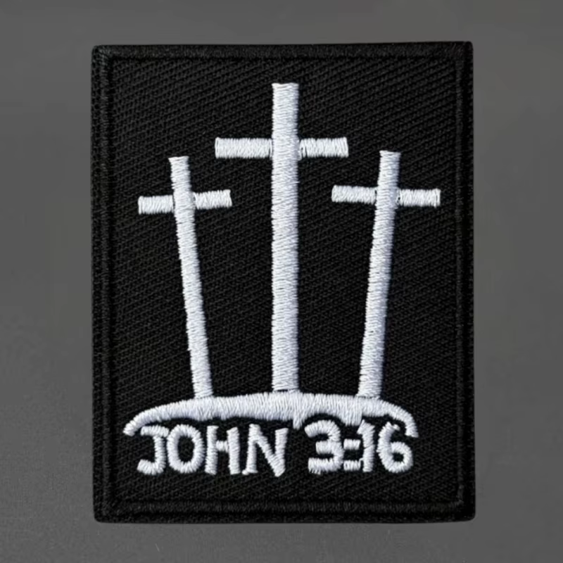 Parche velcro táctico John 3:16 chevron – Insignia para chaleco o mochila - imagen 2