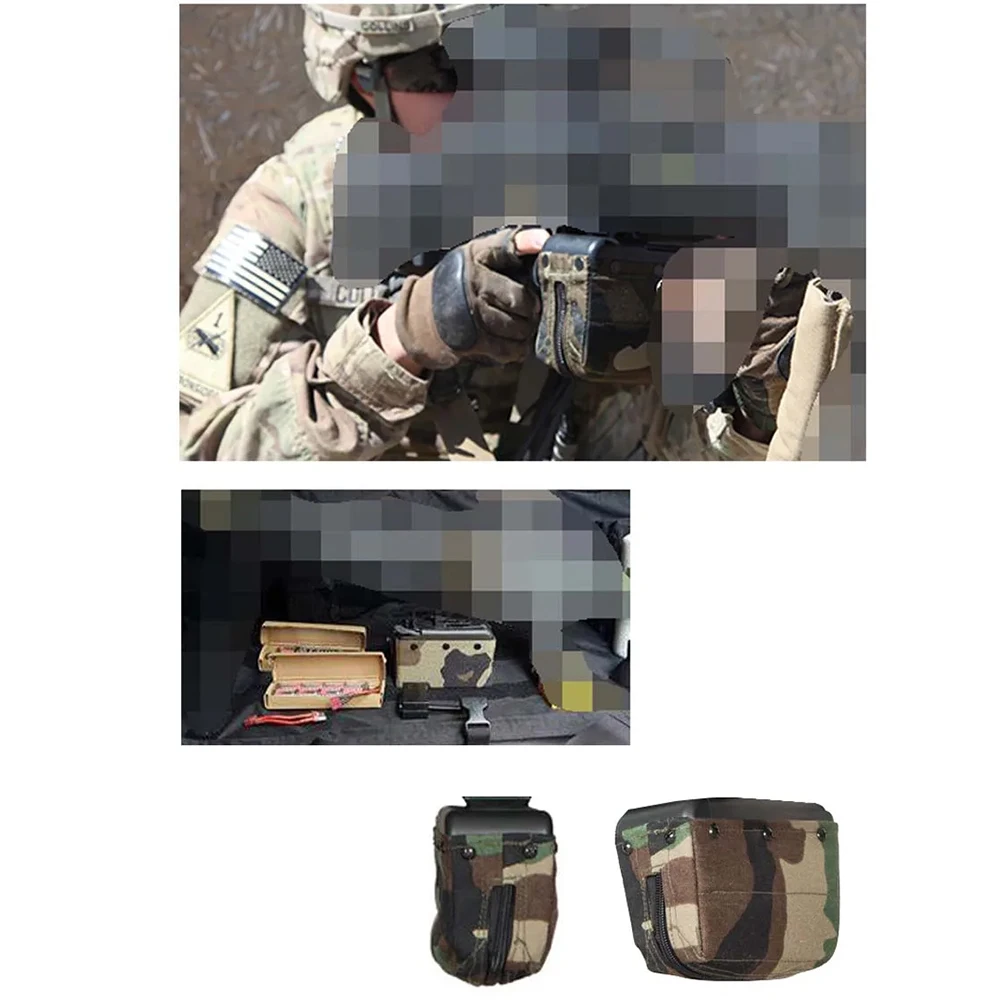 Bolsa táctica para herramientas y revistas M249 elástica