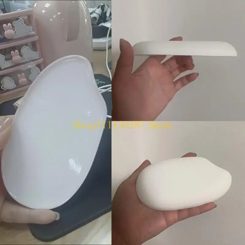 J1HC Classical Ergonomic Muñeco Silicona y parte inferior resistente a Slip PU para oficinas domésticas teclados computadora - imagen 3