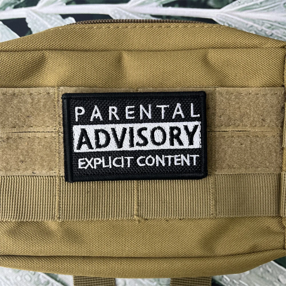 Parches tácticos, insignia de moral militar, decoración para mochila, gancho y bucle, pegatinas bordadas para asesoramiento Parental - imagen 5