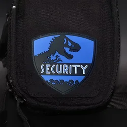 Parche táctico PVC dinosaurio Security – Insignia militar velcro