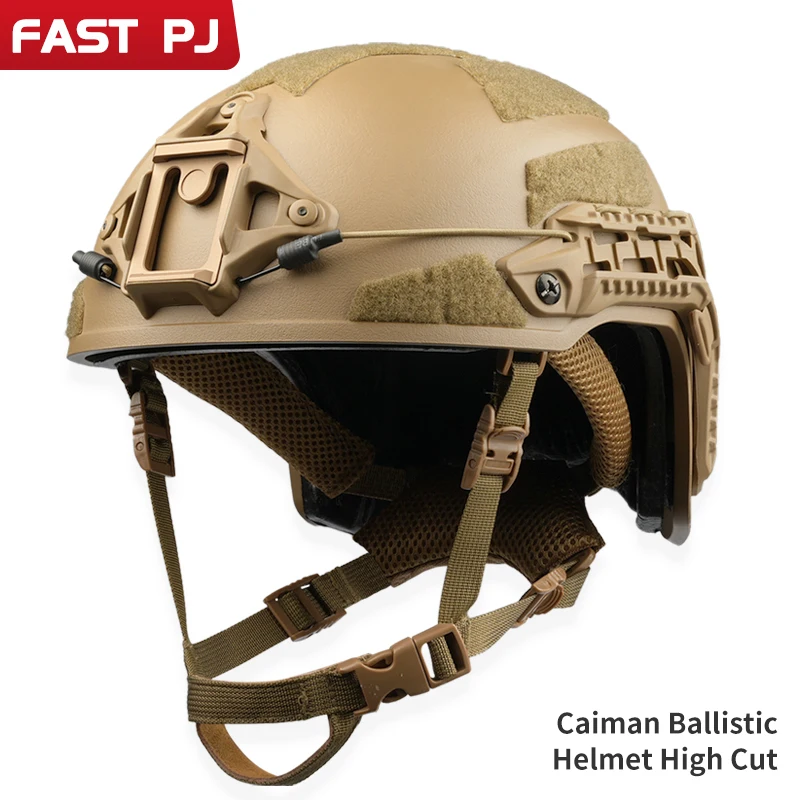 Casco táctico Caiman ABS casco de protección antidisturbios casco Ruiwei Xun FLUX casco de juego de Paintball de corte alto - imagen 5