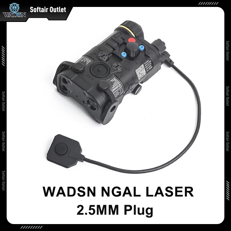 WADSN-interruptor remoto con enchufe de 2,5mm y 3,5mm, nuevo PEQ15 DBAL-A2 M3X, botón Mod de presión de mira láser, accesorio de caza apto para riel de 20mm - imagen 3