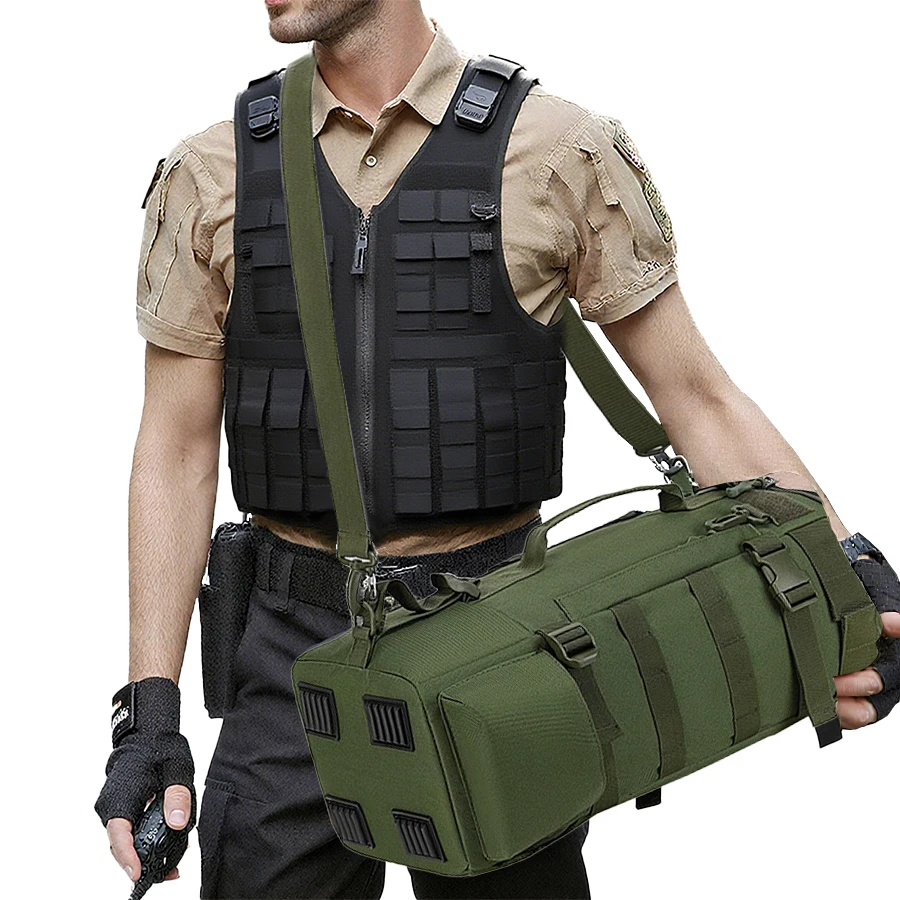 Mochila de gran capacidad de 36 litros que se puede inclinar y transportar en varias formas, adecuada para pescar, cazar, etc. - imagen 2