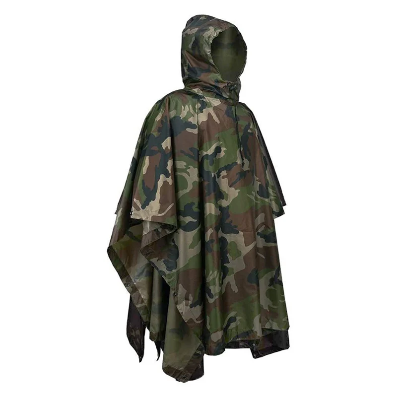 Poncho de lluvia multifuncional 3 en 1, kit de senderismo y ciclismo, impermeable para hombres y mujeres adultos - imagen 5