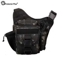 Protector Plus Bolsa Mensajero Táctica Impermeable Camuflaje