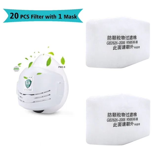 1 mask 20 filters