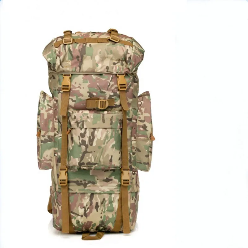 Mochila de viaje impermeable de talla grande 56-75L, bolsa de caza de camuflaje, mochila de Montañismo de aventura resistente al desgaste - imagen 4