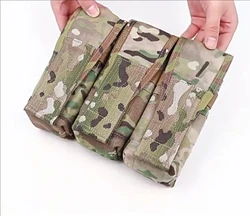 Bolsa MOLLE portarevistas camuflaje para chaleco táctico