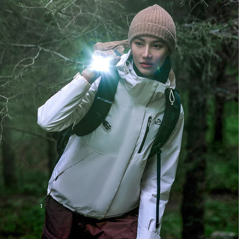 Plott-Chaqueta de senderismo para hombre y mujer, cortavientos impermeable, cálida, a prueba de viento, para acampada, turismo, montaña, Invierno - imagen 3