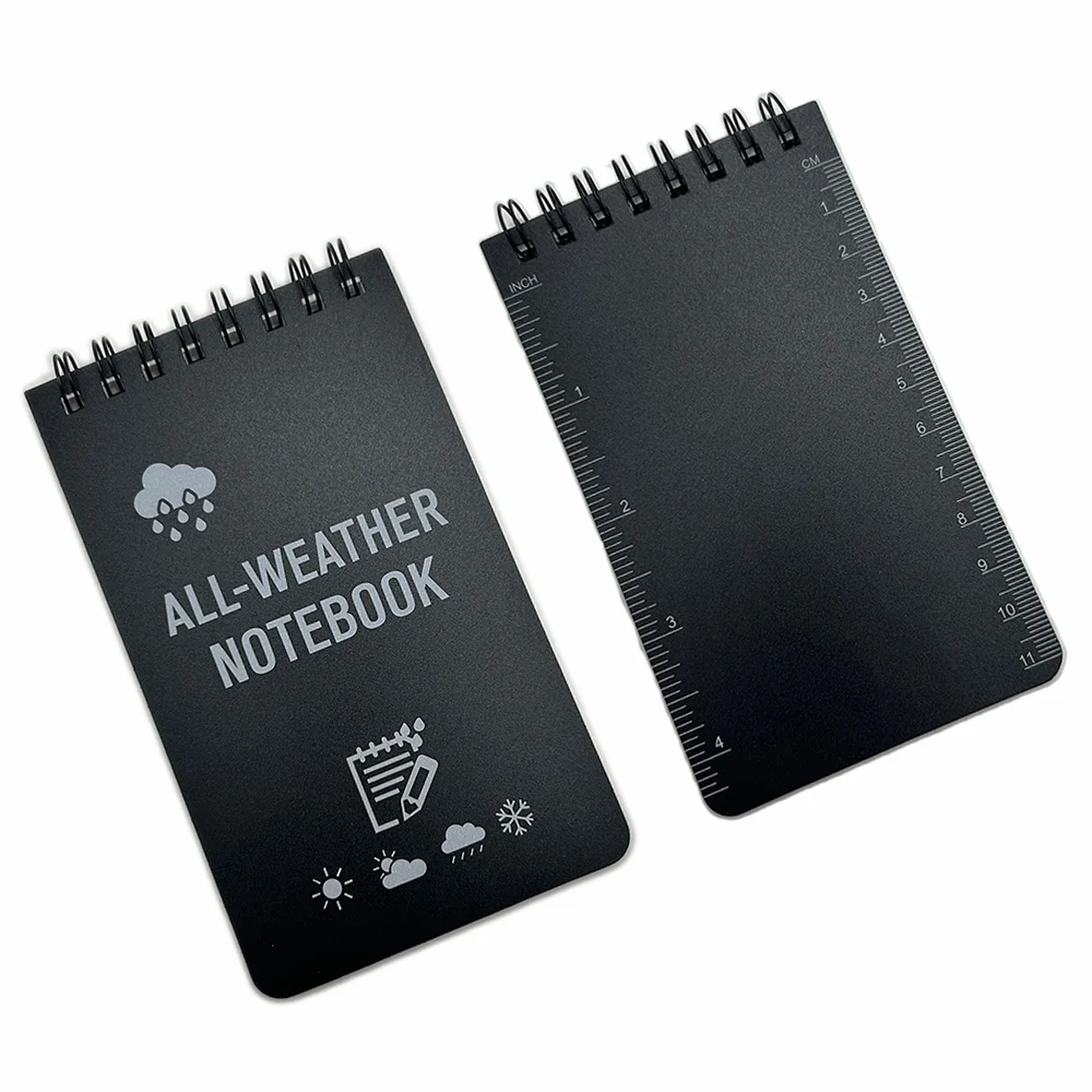 Cuaderno de bolsillo táctico Mini cuaderno impermeable con páginas forradas Memorandum para todo tipo de clima EDC para grabación de actividades al aire libre - imagen 4
