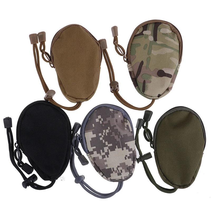 Bolsa táctica EDC para hombre, monederos, Mini llavero, llavero militar del ejército, bolsillo con cremallera, Cable USB, organizador de bolsa para auriculares - imagen 5
