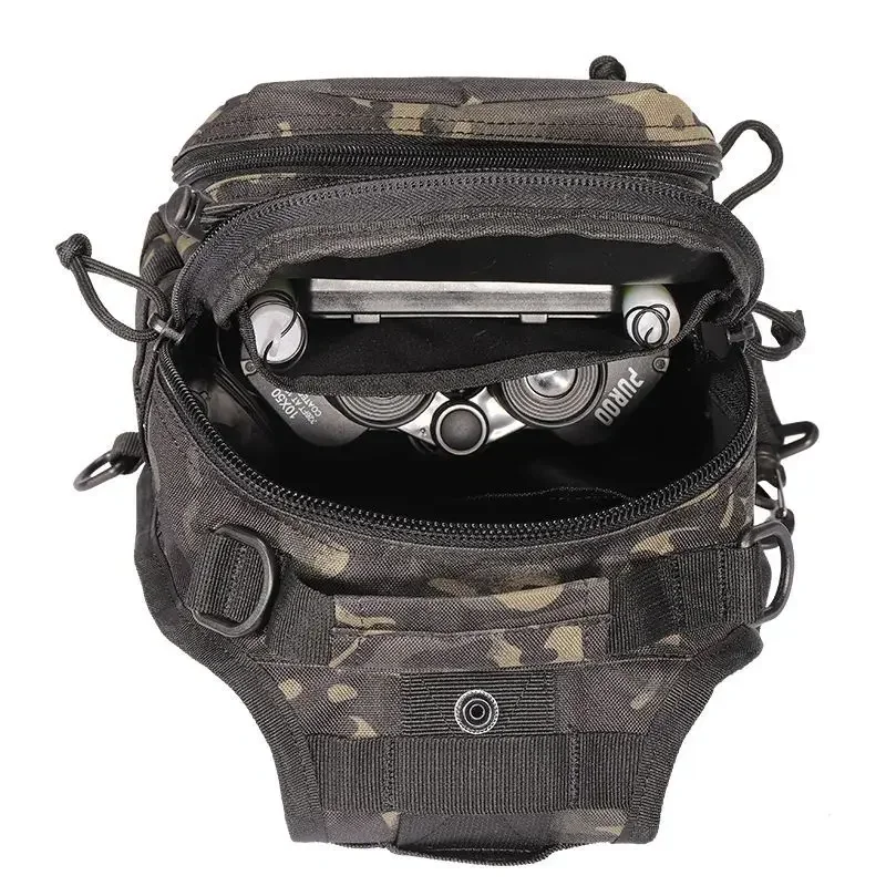 Bolsa de pecho militar táctica, mochila de senderismo para deportes al aire libre, bolso bandolera, senderismo, Camping, caza, mochila de pesca - imagen 3