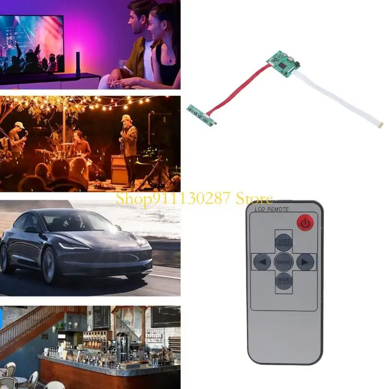 Placa controladora eDP resolución múltiple J1HC para pantalla 10-17,3 pulgadas no requiere programación