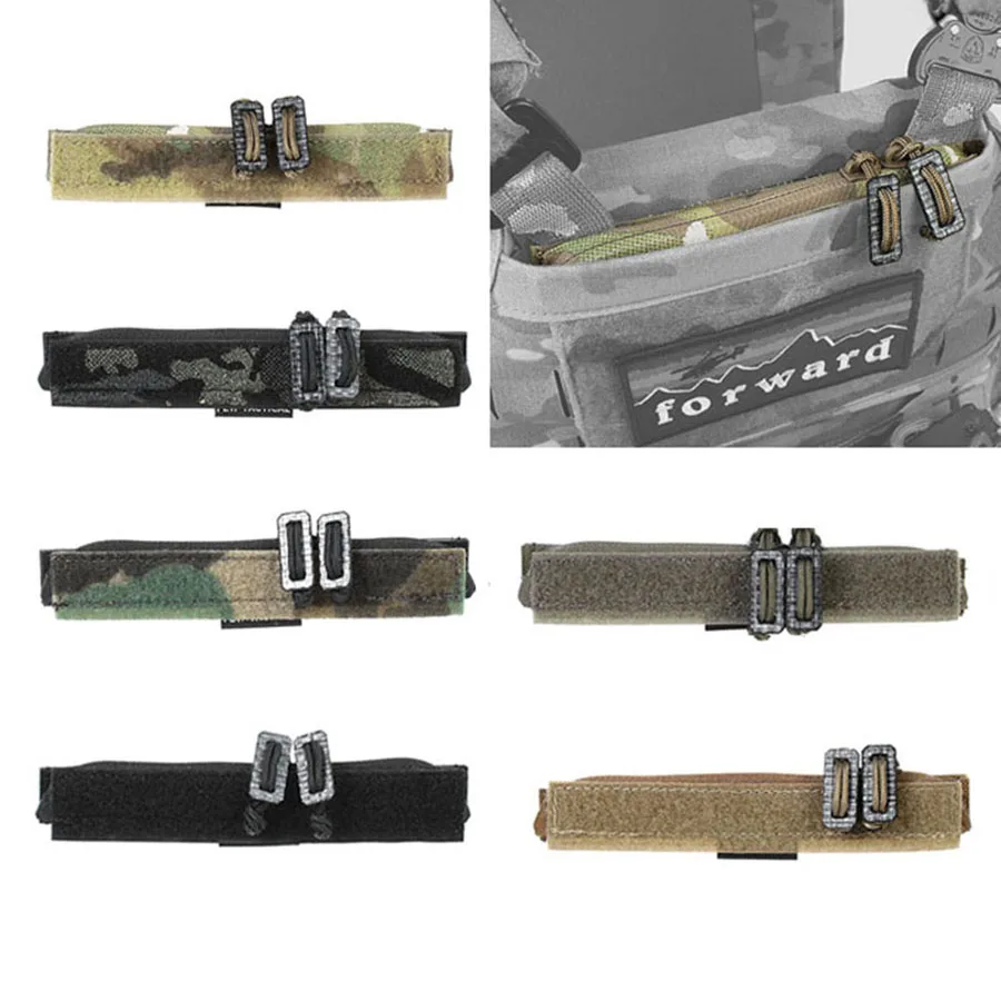 Chaleco táctico FCPC V5 para exteriores, cubierta especial con cremallera para el pecho, chaleco, portador de placa frontal, cremallera conjunta - imagen 3