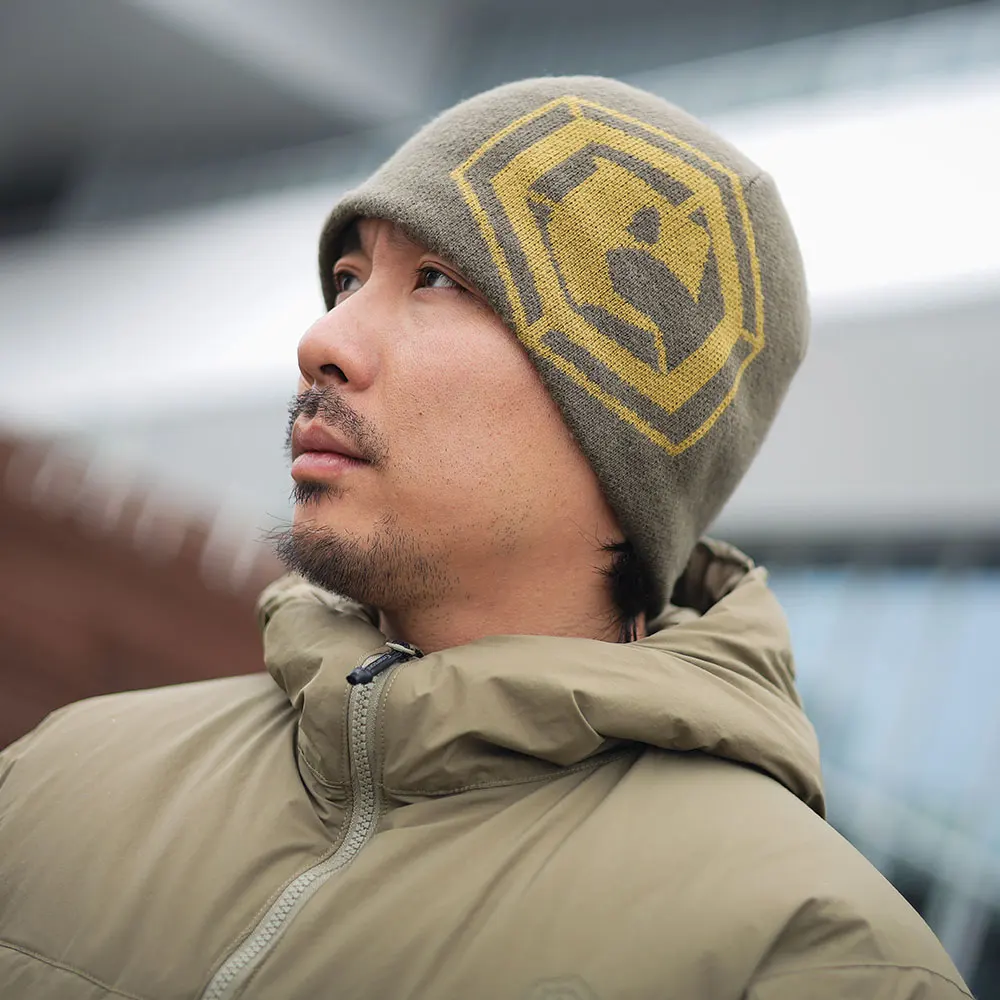 Emersongear etiqueta azul Tragopan gorro tejido de dos caras gorra de reloj redonda táctica caza sombreros térmicos para acampar senderismo lana - imagen 2