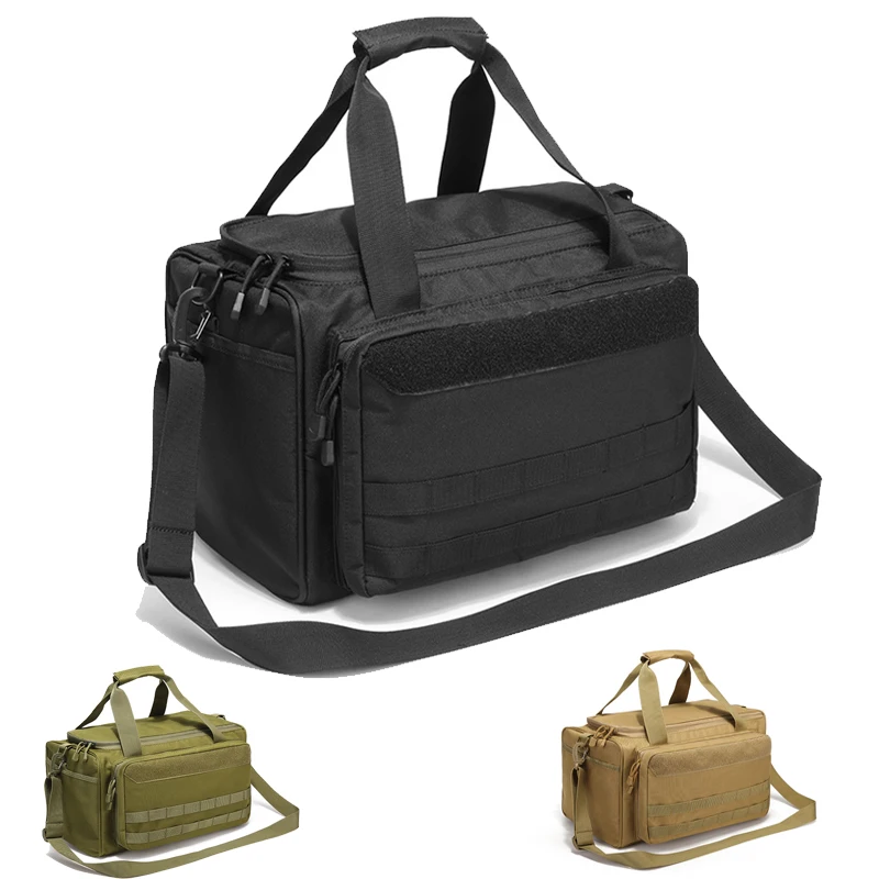 Bolso de hombro táctico con sistema Molle, bolsa de rango de pistola militar, multifuncional, deportes al aire libre, accesorios de caza, Kit de pistola - imagen 3