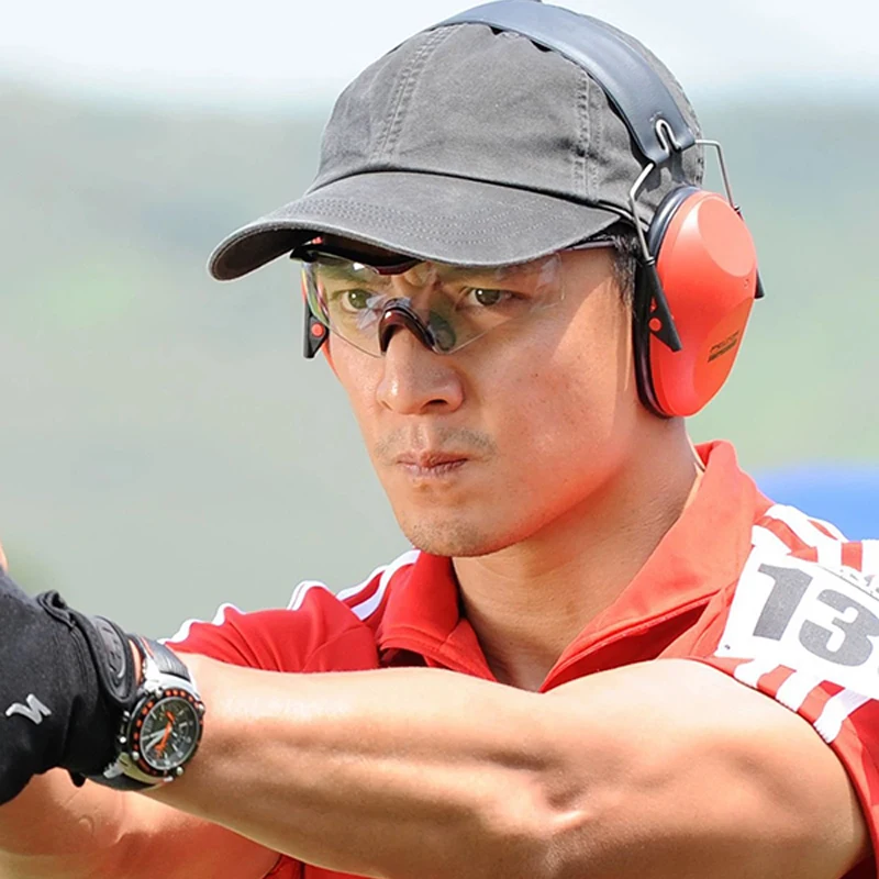 Auriculares con cancelación de ruido plegables, tácticos antirruido, tiro, aislamiento acústico, protección auditiva, trabajo al aire libre y aprendizaje - imagen 2