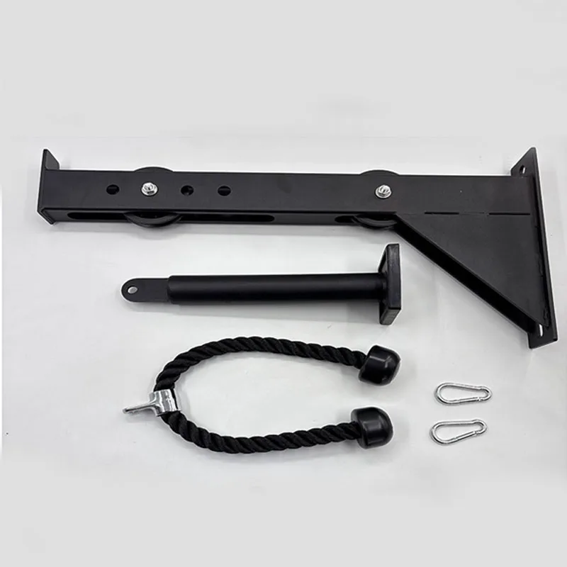 Sistema de polea extraíble Lat para gimnasio en casa, placa de peso de 18/26 Mm, Compatible con equipo de fuerza muscular trasera con accesorio de cuerda - imagen 2