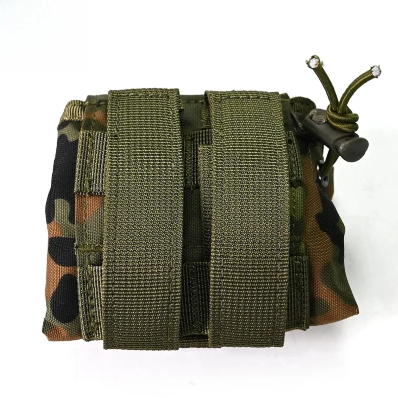 Bolsa de almacenamiento táctica plegable de nailon resistente al agua 500D para artículos varios, esencial para acampar y cazar - imagen 4