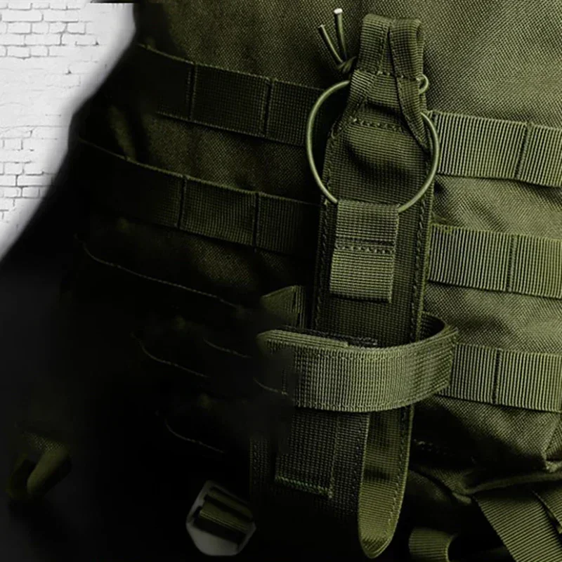 ERQYGRA-riñonera táctica para botella de agua, bolsa portátil para revistas de caza y acampada, accesorios para sistema Molle, herramienta, equipo para exteriores - imagen 2