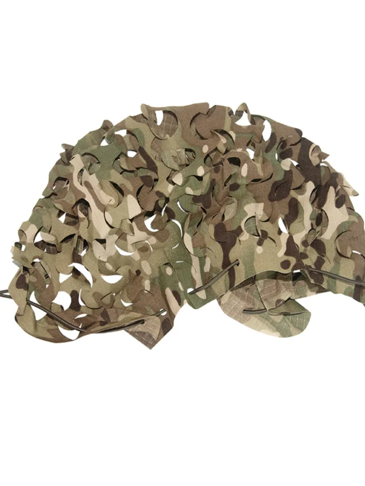 Multi-terrain Camouflage Tactical Helmet Cloth Cover - imagen 4
