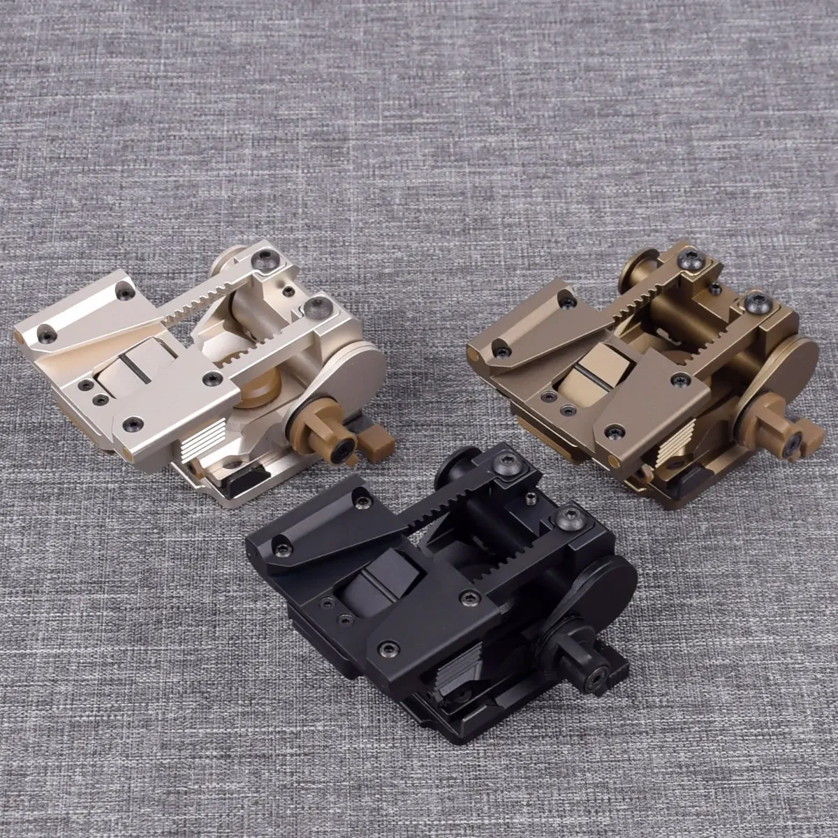 Wilcox Metal L4 G24 L4G24 casco NVG soporte de montaje para PVS15 PVS18 GPNVG18 gafas de visión nocturna piezas de montaje con brazo en J - imagen 4