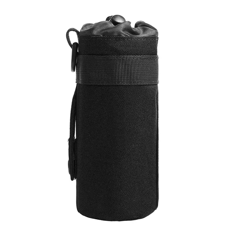 Bolsa táctica Molle para botella de agua, soporte para botella de agua al aire libre, viaje, senderismo, hervidor con cordón, bolsa para equipo Edc - imagen 3