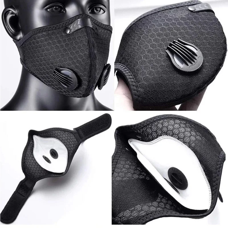 Filtro de carbón activo antipolvo PM2.5 para mascarillas ciclismo - imagen 5