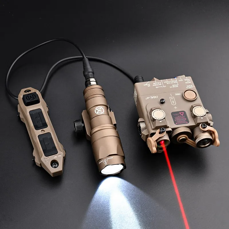 WADSN-DBAL-A2 de función completa, punto rojo, azul, verde, IR, PEQ15, láser infrarrojo, M600, M300, Airsoft, linterna, luz para arma - imagen 5