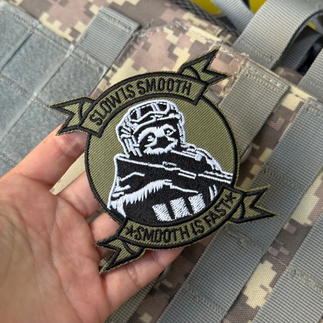 Parche bordado Lento es suave para mochila militar táctica MOLLE - imagen 3