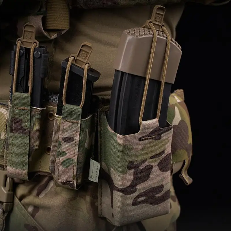 Doiuble-funda protectora de goma para Rifle militar, accesorio táctico de caza, 5,56mm, para M4 AR 15 AK - imagen 5