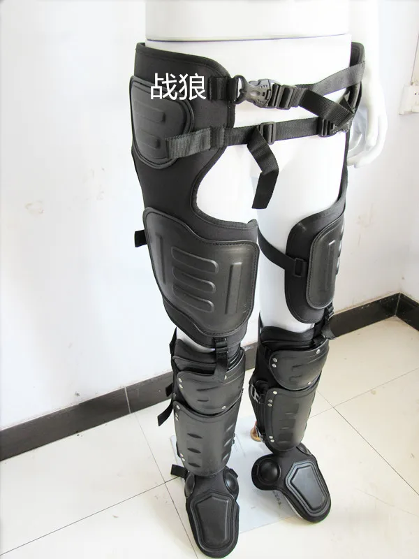 Traje táctico antidisturbios, traje de armadura, protector de protección del muslo, protector de brazo, chaleco - imagen 5