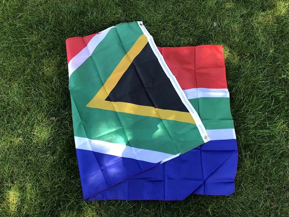 BANDERA SKY bandera nacional de Sudáfrica 90X150cm ZA RSA SA bandera de Sudáfrica poliéster colgante bandera de S.Africa para decoración - imagen 5