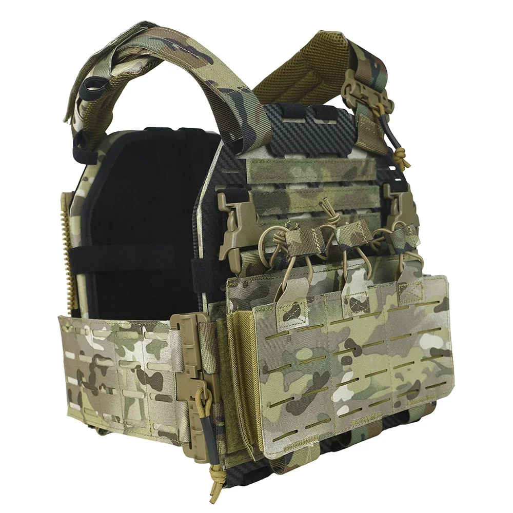 SINAIRSOFT-Chaleco duro o táctico, portador de placa de caza al aire libre, chaleco protector ajustable, equipo de combate Airsoft - imagen 5